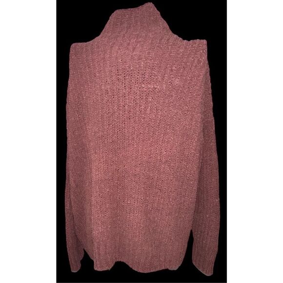 Victoria Secret PINK Boyfriend Chunky KnitMock Turtleneck Sweater large Good Con - Picture 4 of 6